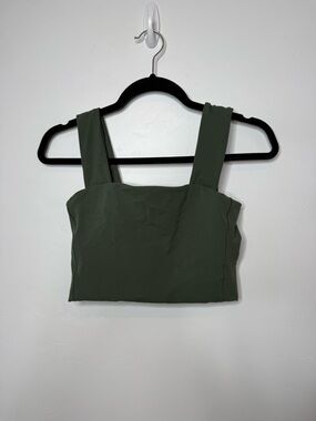 Left On Friday Bikini Swim Top Size Small Green